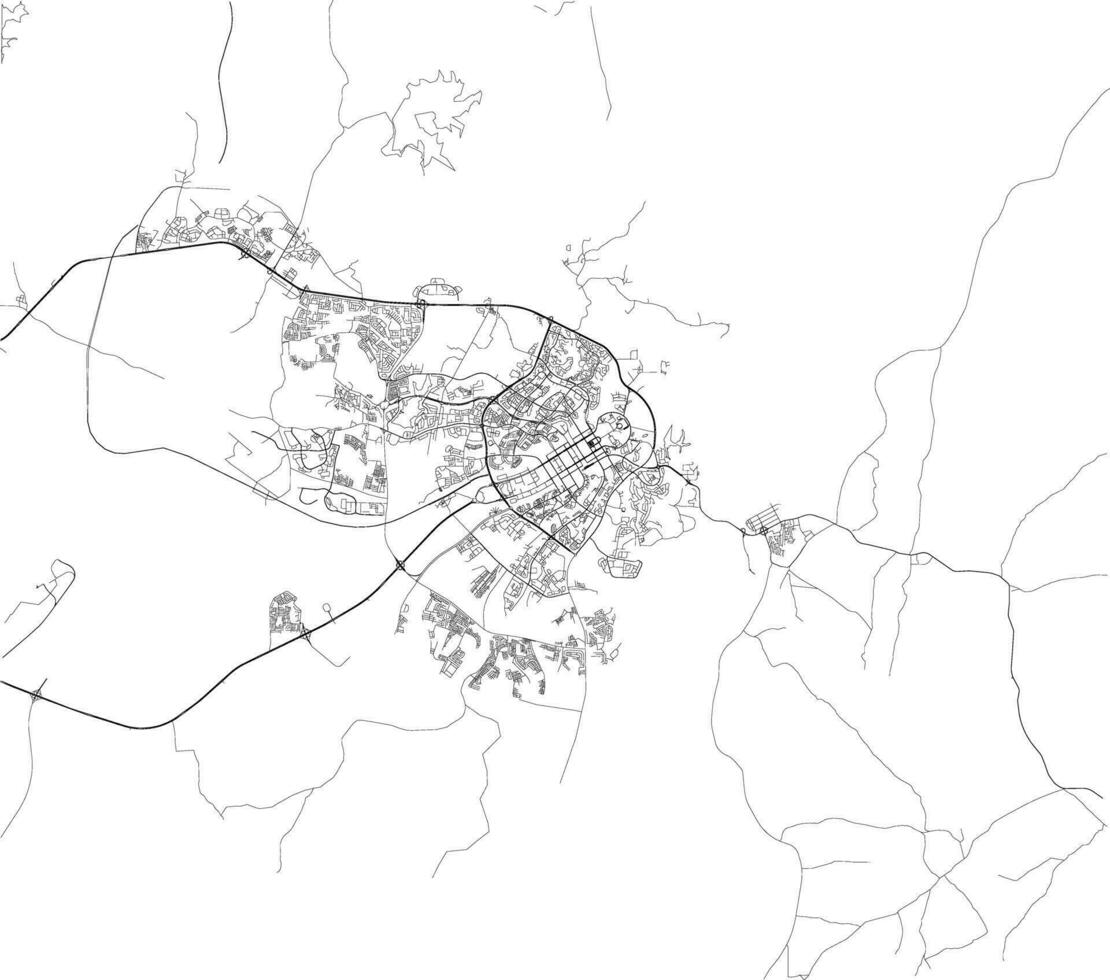 Abuya, federal capital territorio, Nigeria vector