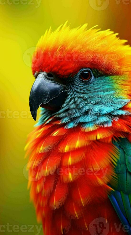 AI generated Bird from Brazil Forests photo