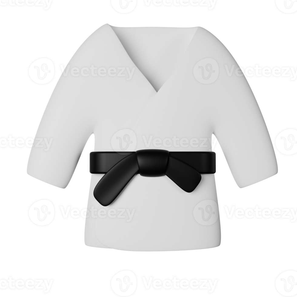 Karate 3D Icon Illustration png