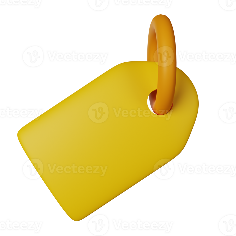 Price Tag 3D Icon Illustration png