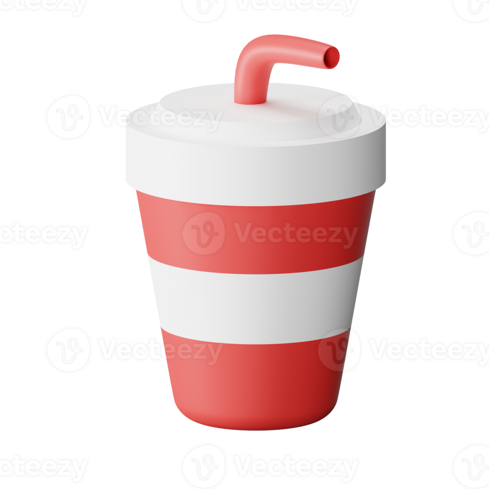 Cola 3D Icon Illustration png