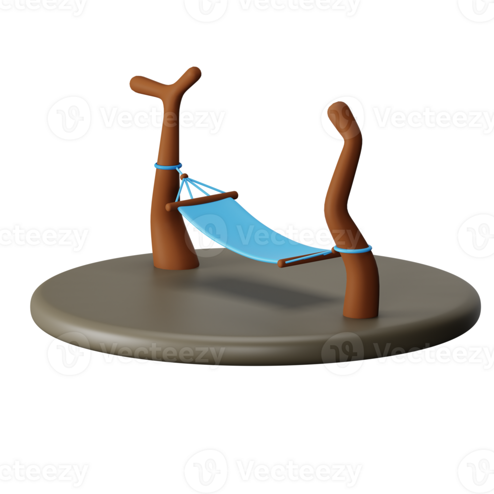 Hammock 3D Icon Illustration png