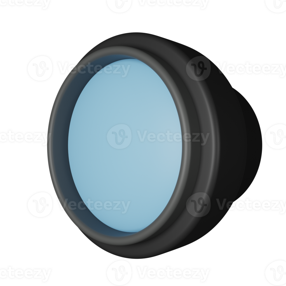 Camera Lens 3D Icon Illustration png