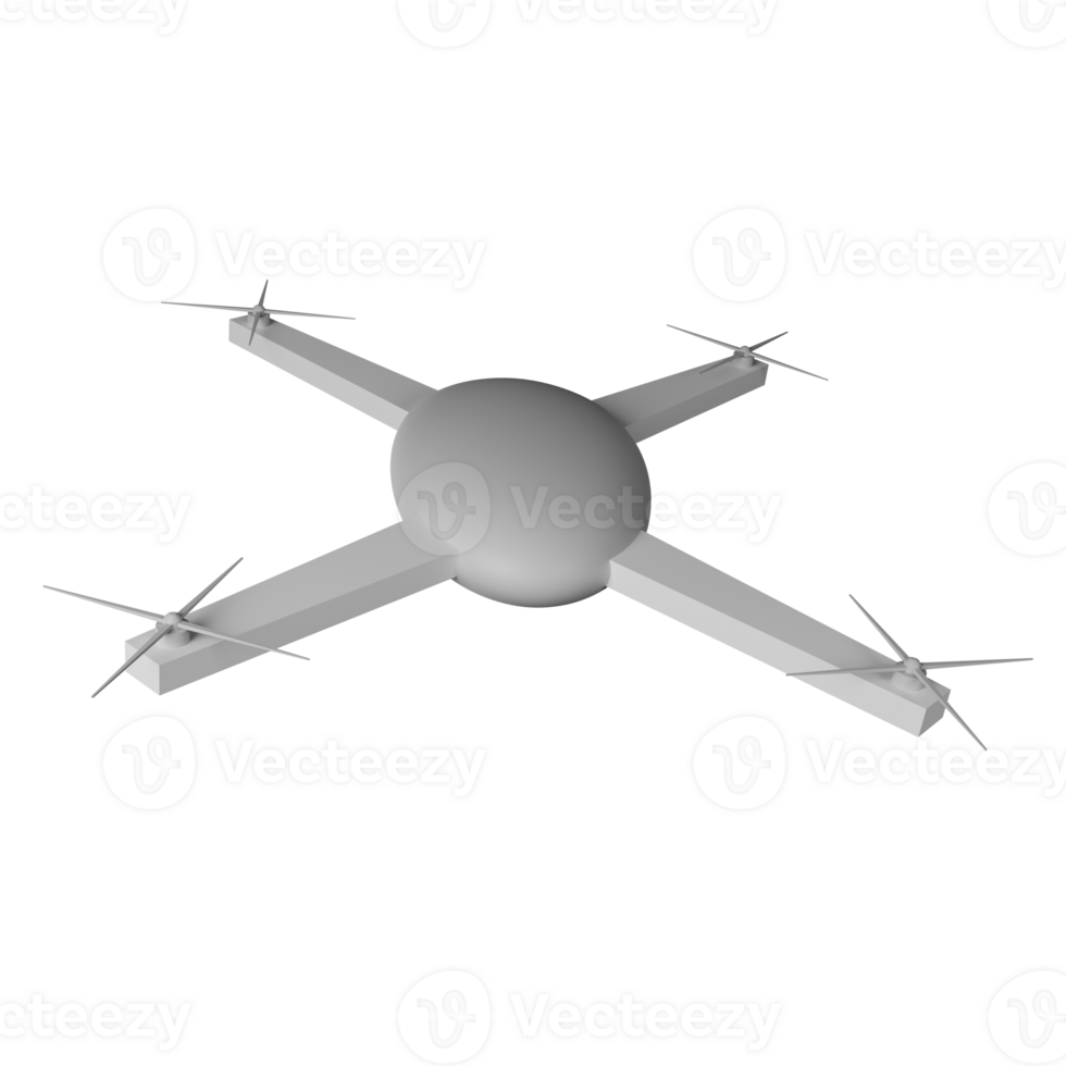 drone 3d icône illustration png