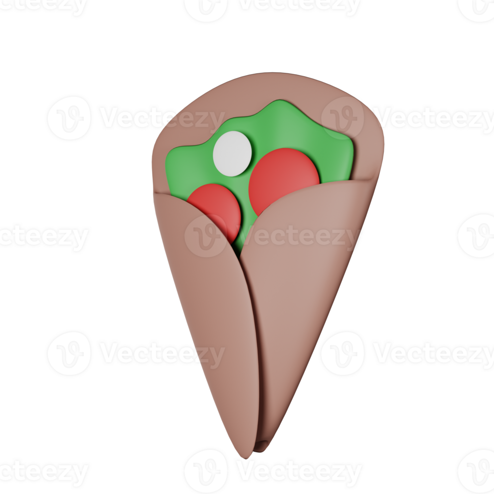 crêpe 3d illustration png