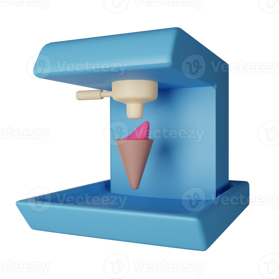 Ice Cream Machine 3D Illustration 35085664 PNG