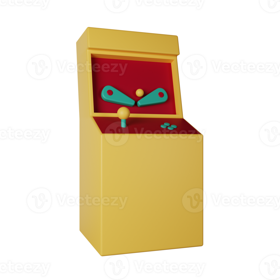 Pinball 3D Illustration png