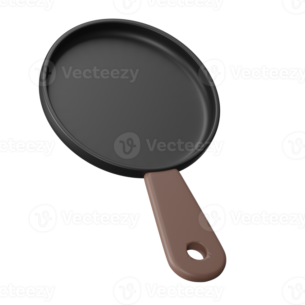Pan 3D Icon Illustration png