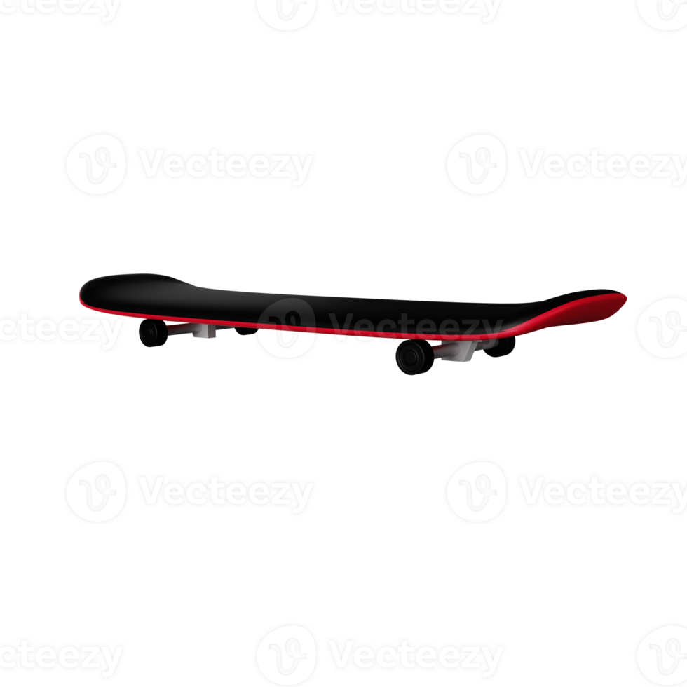 Skateboard 3D Icon Illustration png