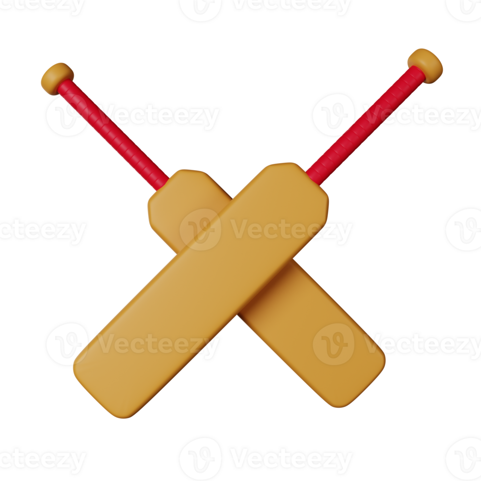 Cricket 3D Icon Illustration png