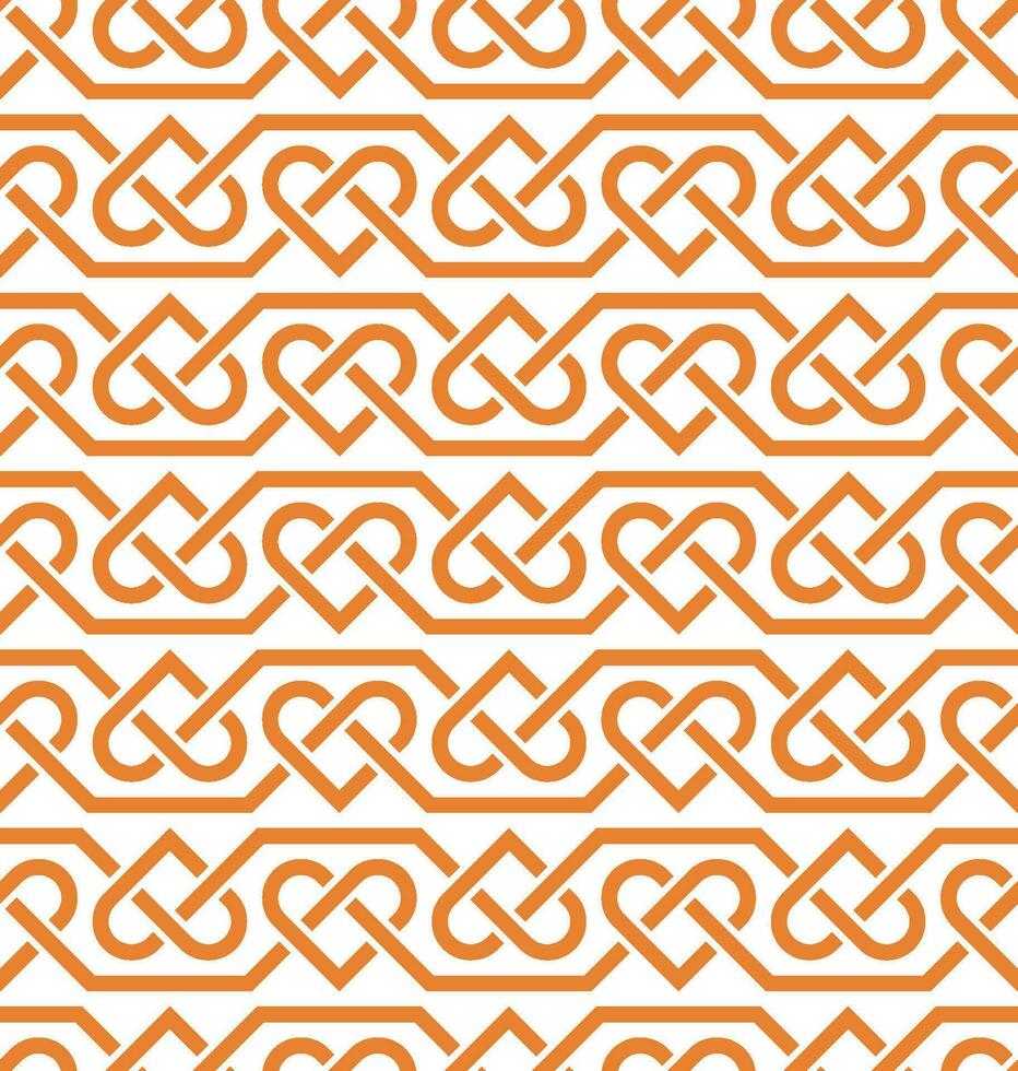 Seamless geometric pattern with a Celtic style vector