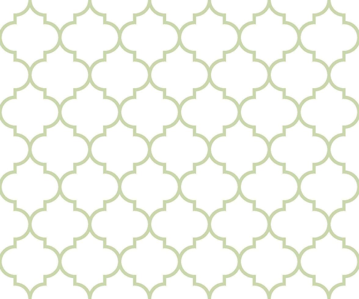Seamless geometric pattern with an Arabic style vector