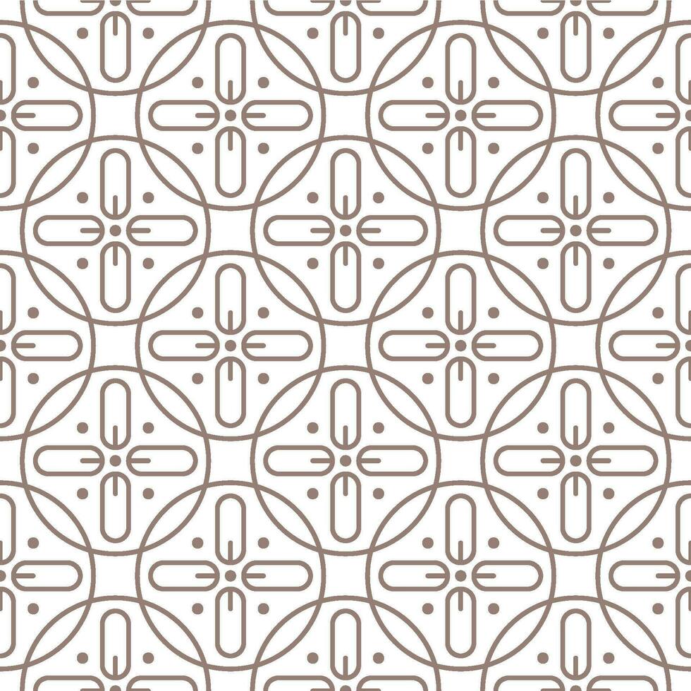 Seamless geometric pattern with Chinese and Japanese style vector