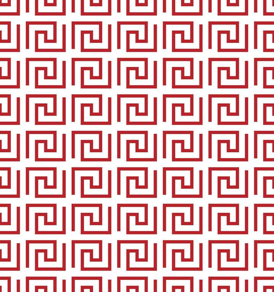 Seamless geometric pattern with Chinese and Japanese style vector