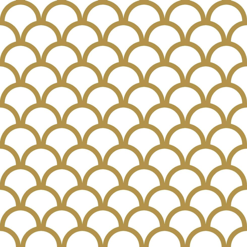 Seamless geometric pattern with Chinese and Japanese style vector