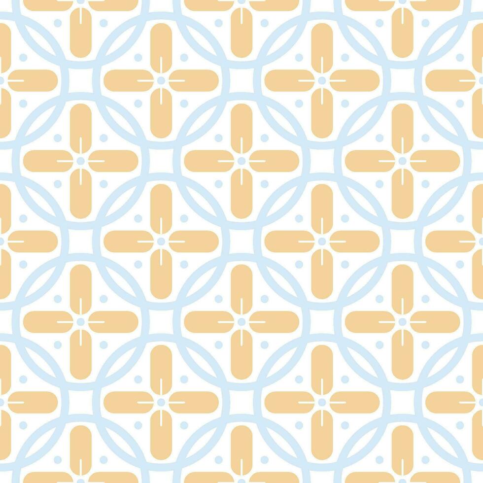 Seamless geometric pattern with Chinese and Japanese style vector