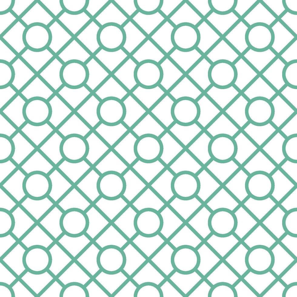 Seamless geometric pattern with Chinese and Japanese style vector