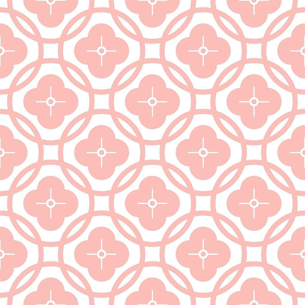 Seamless geometric pattern with Chinese and Japanese style vector