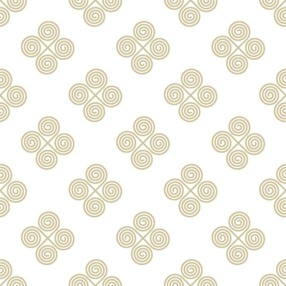 Seamless circle pattern with a modern  style vector