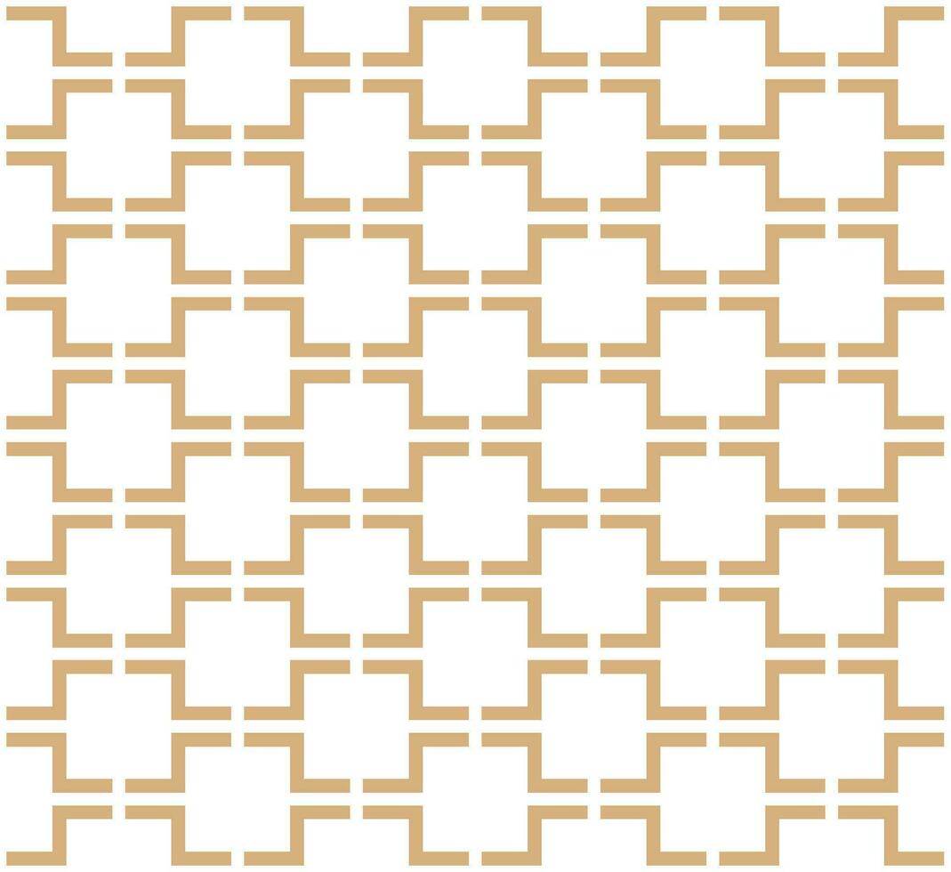 Seamless geometric pattern with Chinese and Japanese style vector