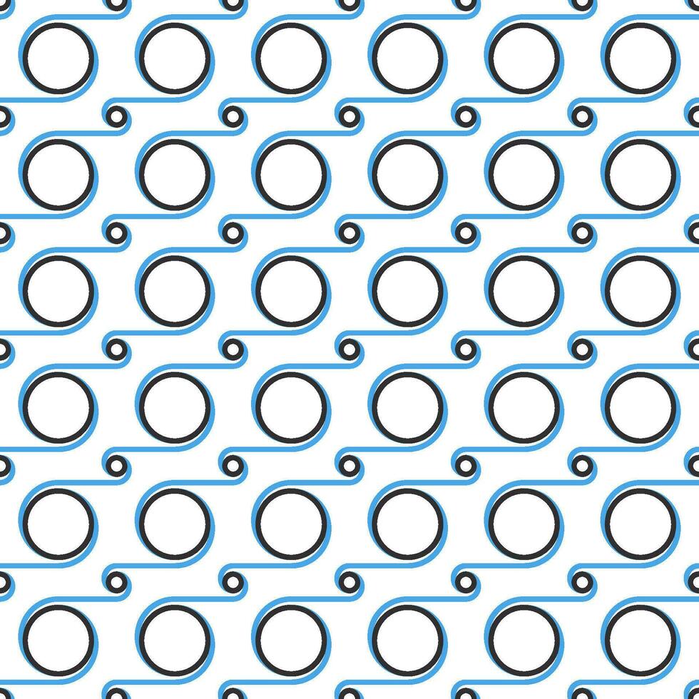 Seamless circle pattern with a modern  style vector