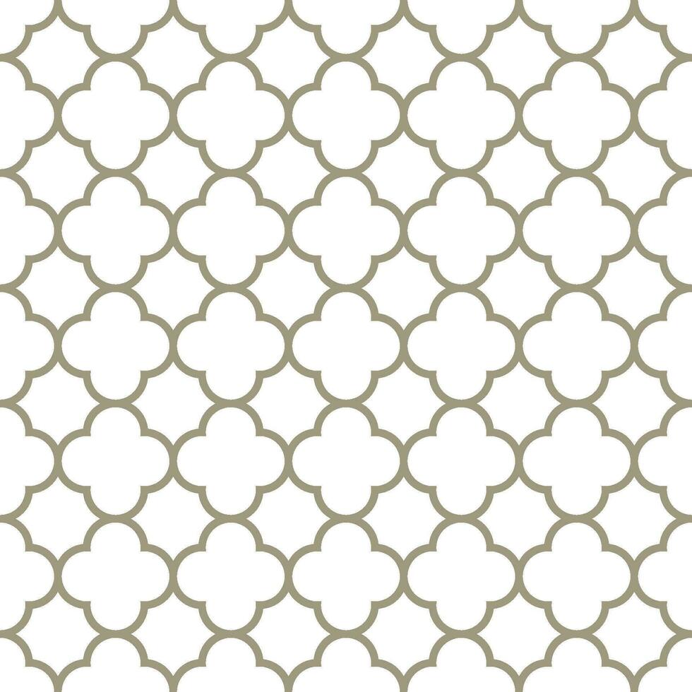 Seamless geometric pattern with an Arabic style vector