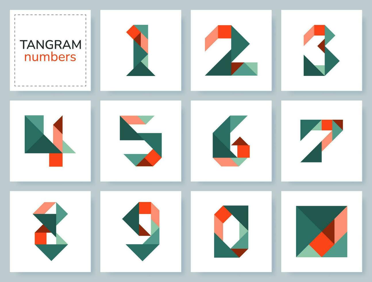 Tangram numeros top