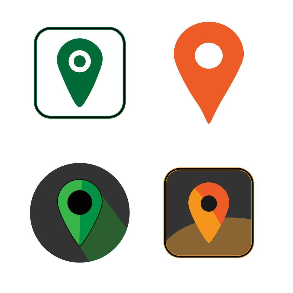 Vector location icon design