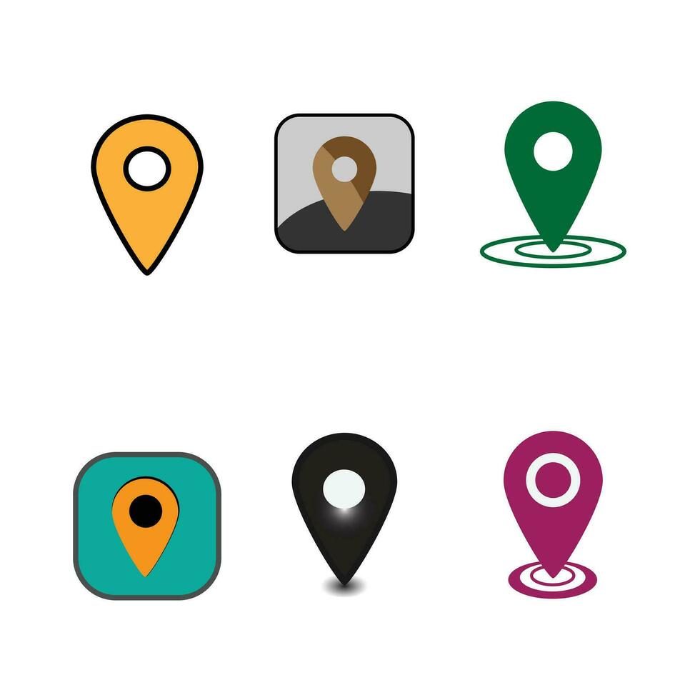 Vector location icon design