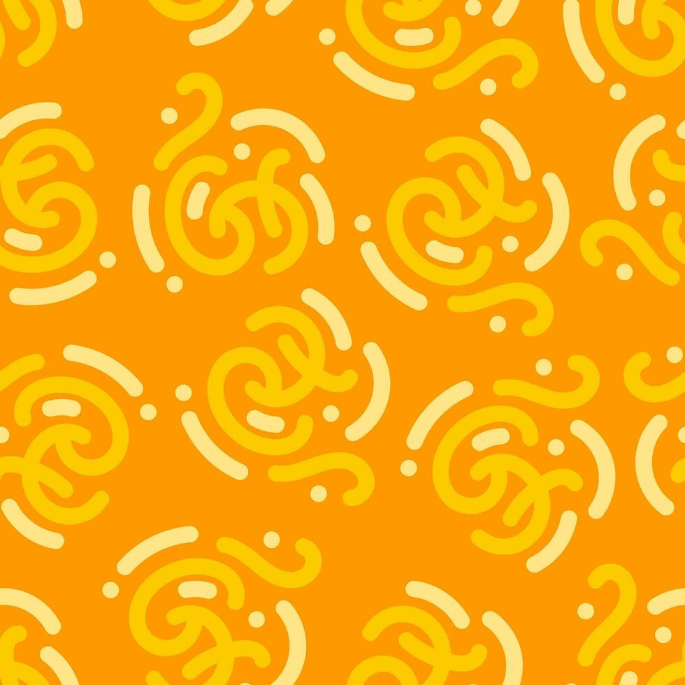 yellow orange abstract seamless pattern creative vintage design background vector illustration