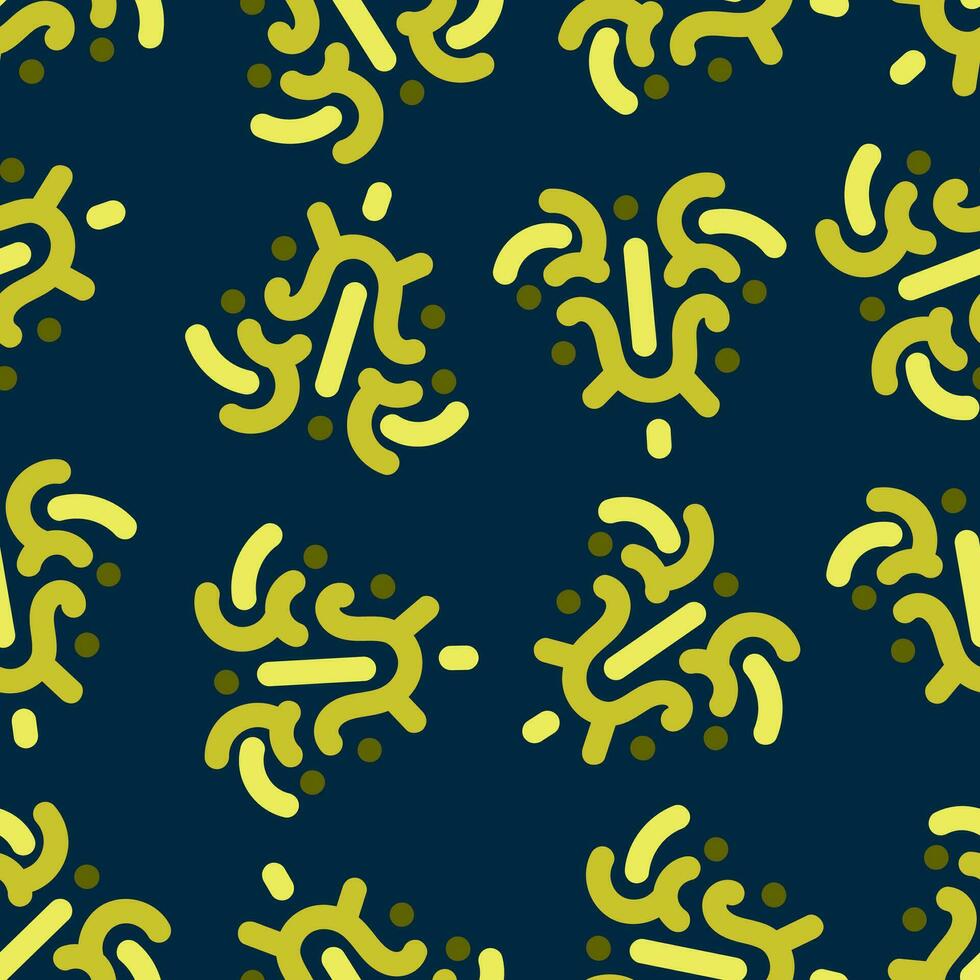 green blue abstract seamless pattern creative vintage design background vector illustration