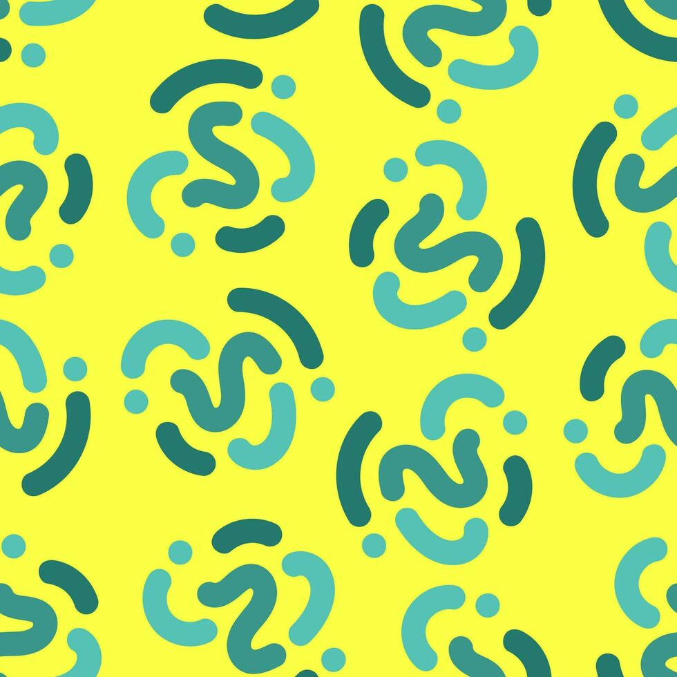 green yellow abstract seamless pattern creative vintage design background vector illustration