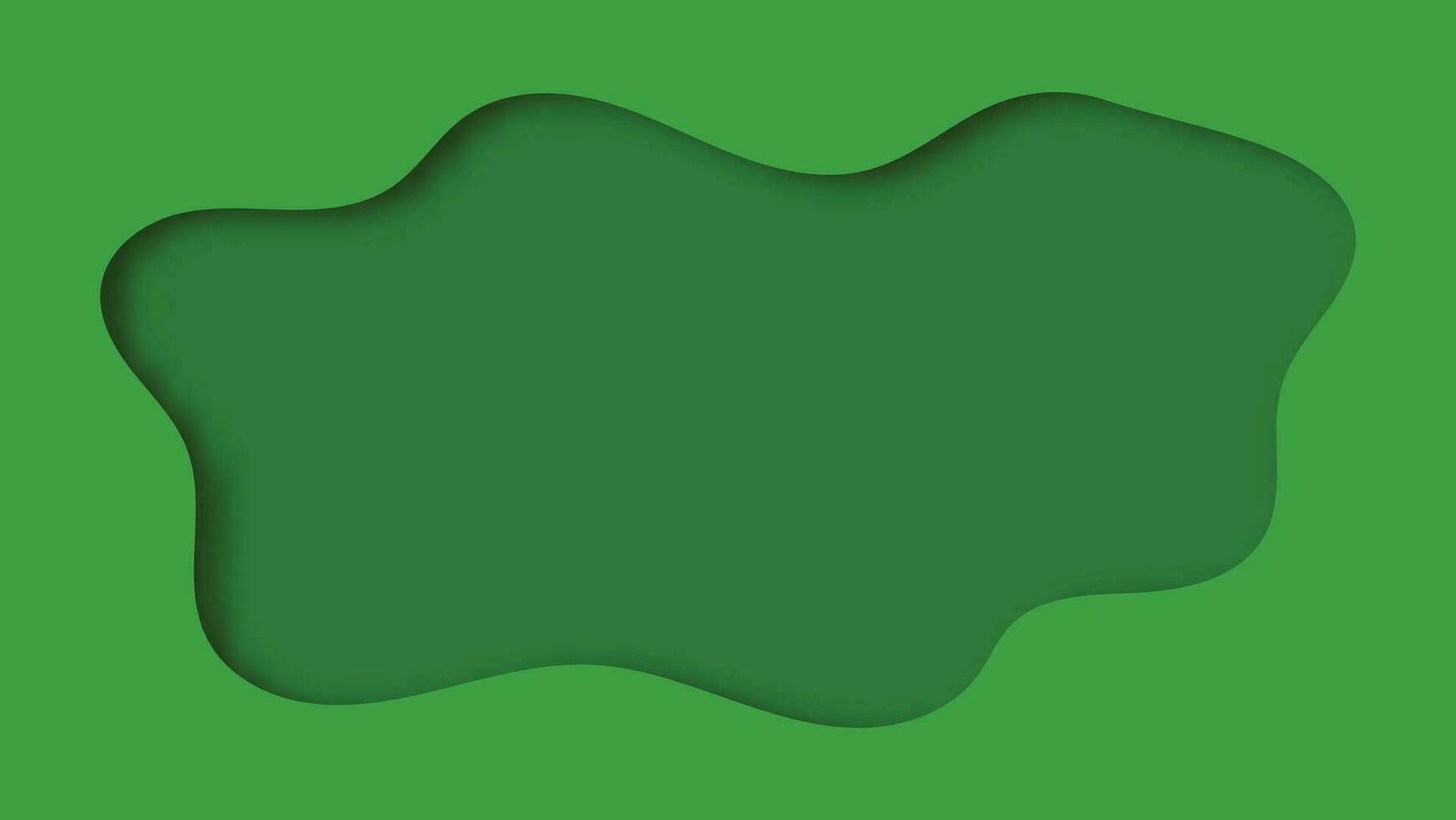resumen verde papel cortar antecedentes con blanco espacio para gráfico diseño elemento vector