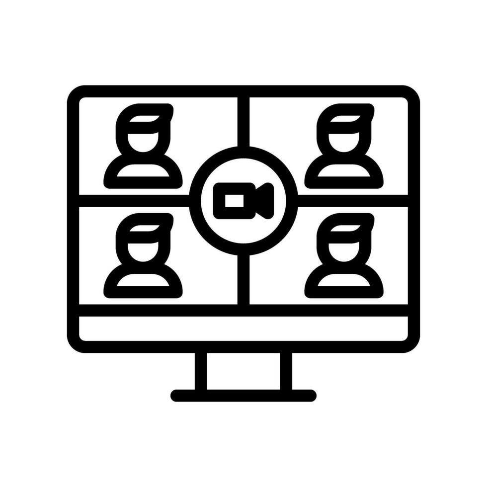 Communication icons in various shapes in flat, line, colored styles. vector
