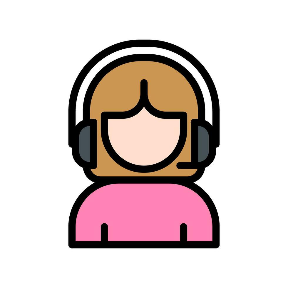 Communication icons in various shapes in flat, line, colored styles. vector