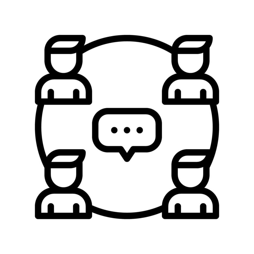 Communication icons in various shapes in flat, line, colored styles. vector