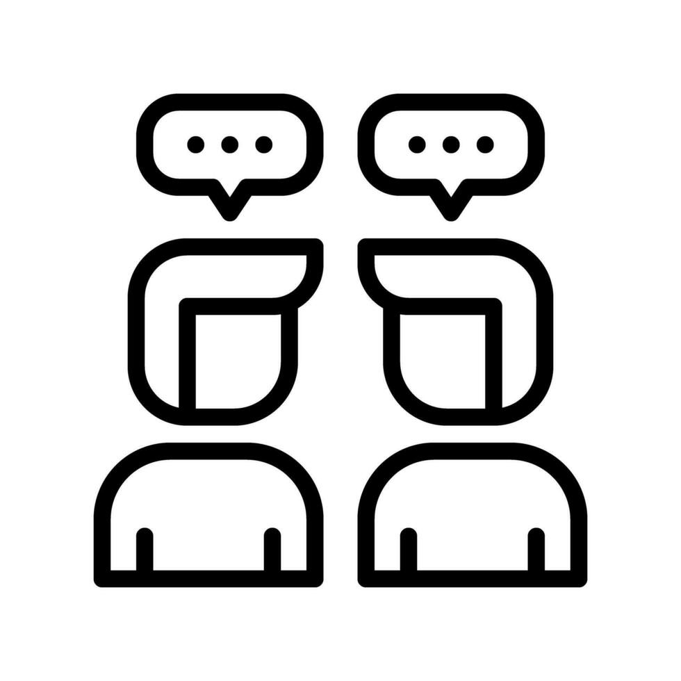 Communication icons in various shapes in flat, line, colored styles. vector