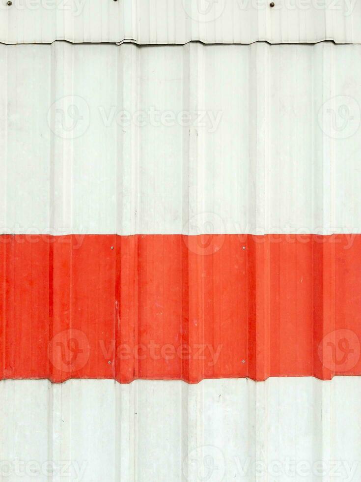 Closeup of the corrugated metal background photo