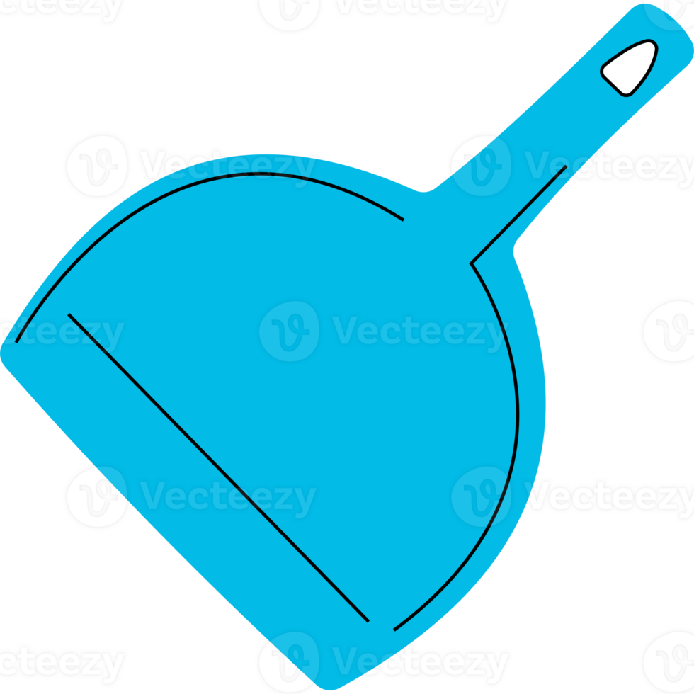 Dustpan Illustration PNG Transparent Background