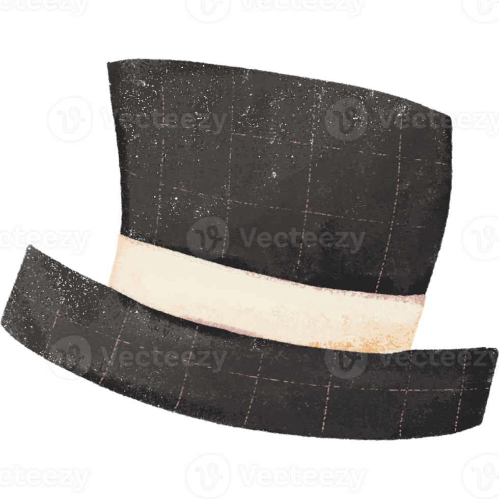 black hat clipart, black hat element, black hat drawing png