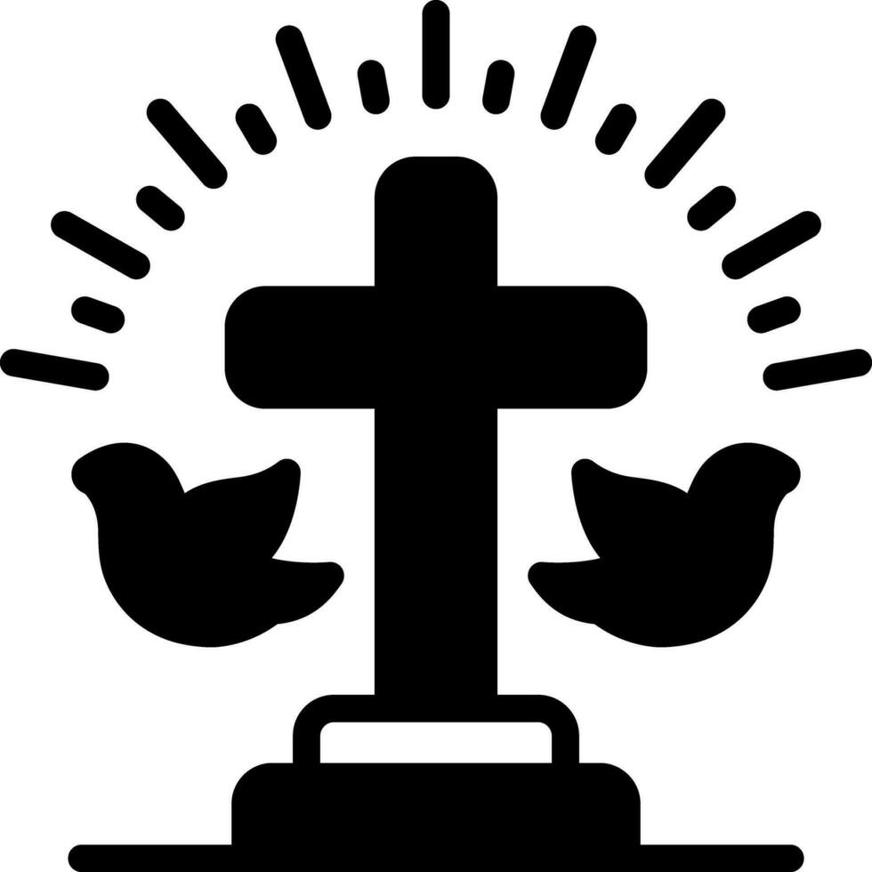 solid icon for holy vector