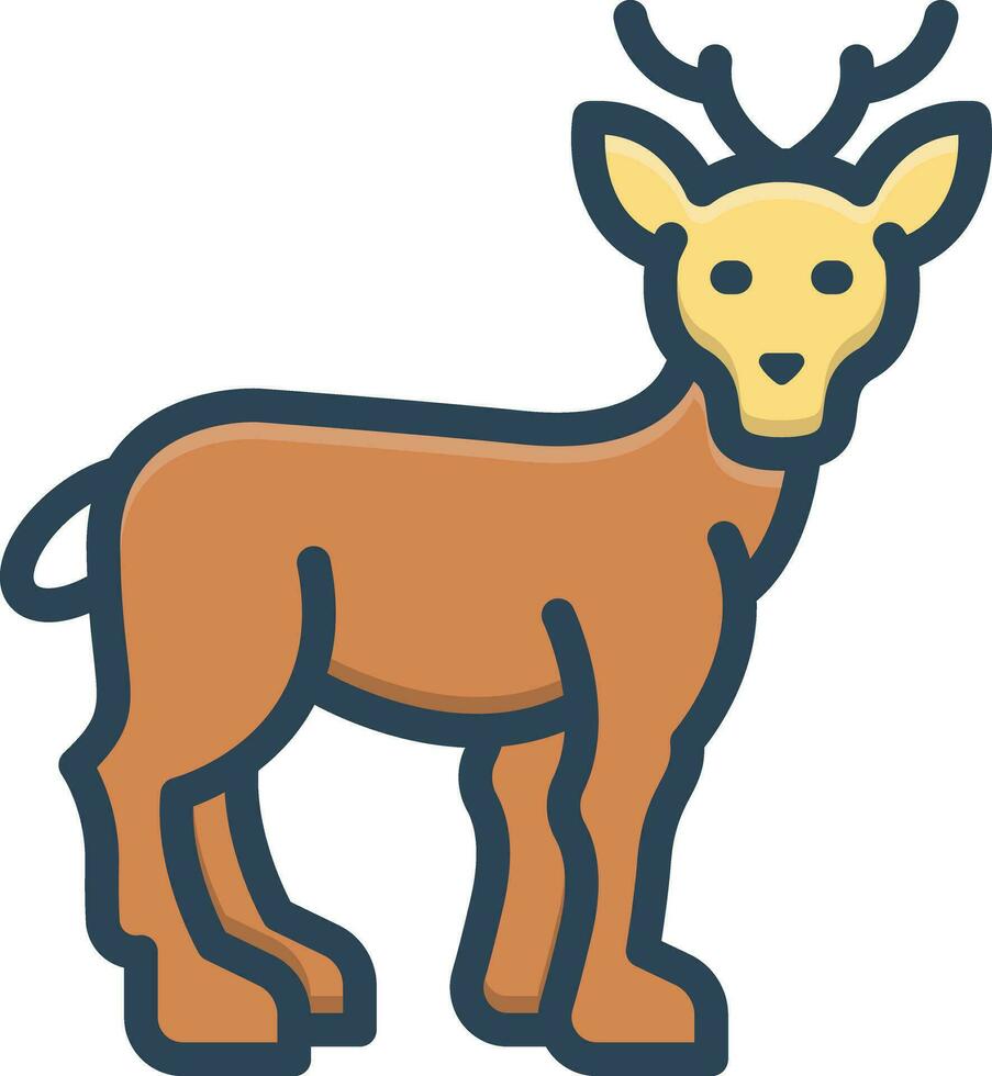 color icon for doe vector