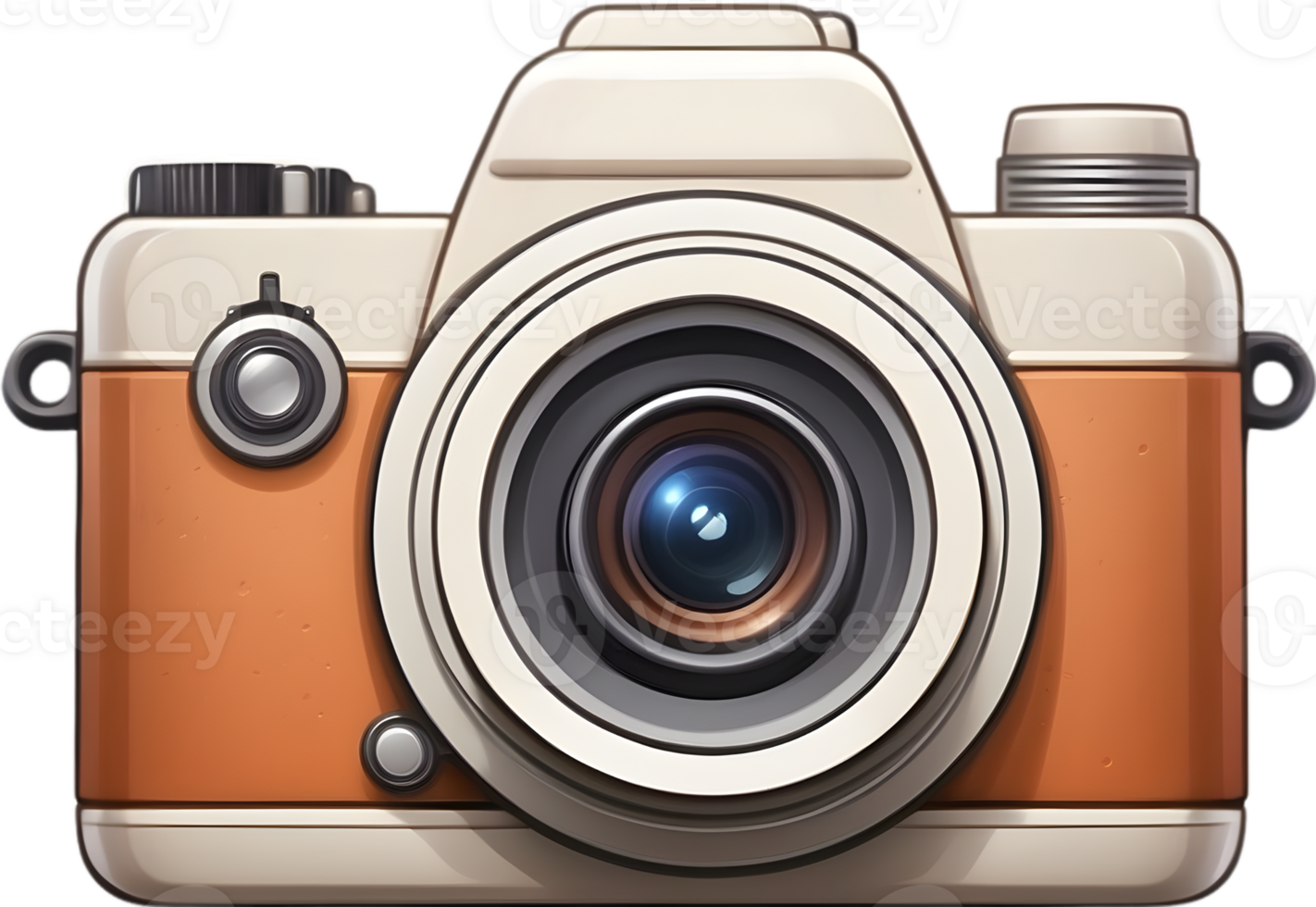 AI generated an camera icon cartoon png