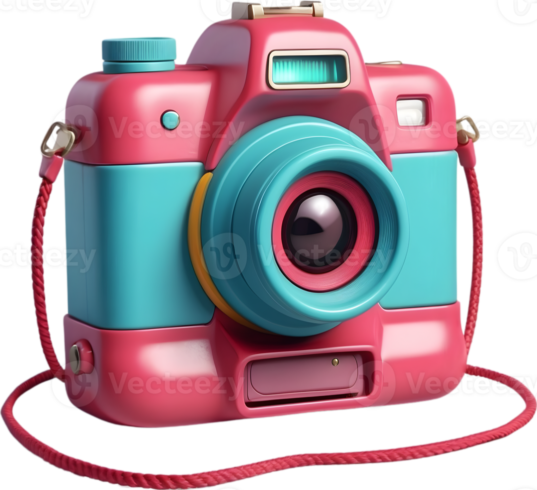 AI generated an camera icon cartoon png
