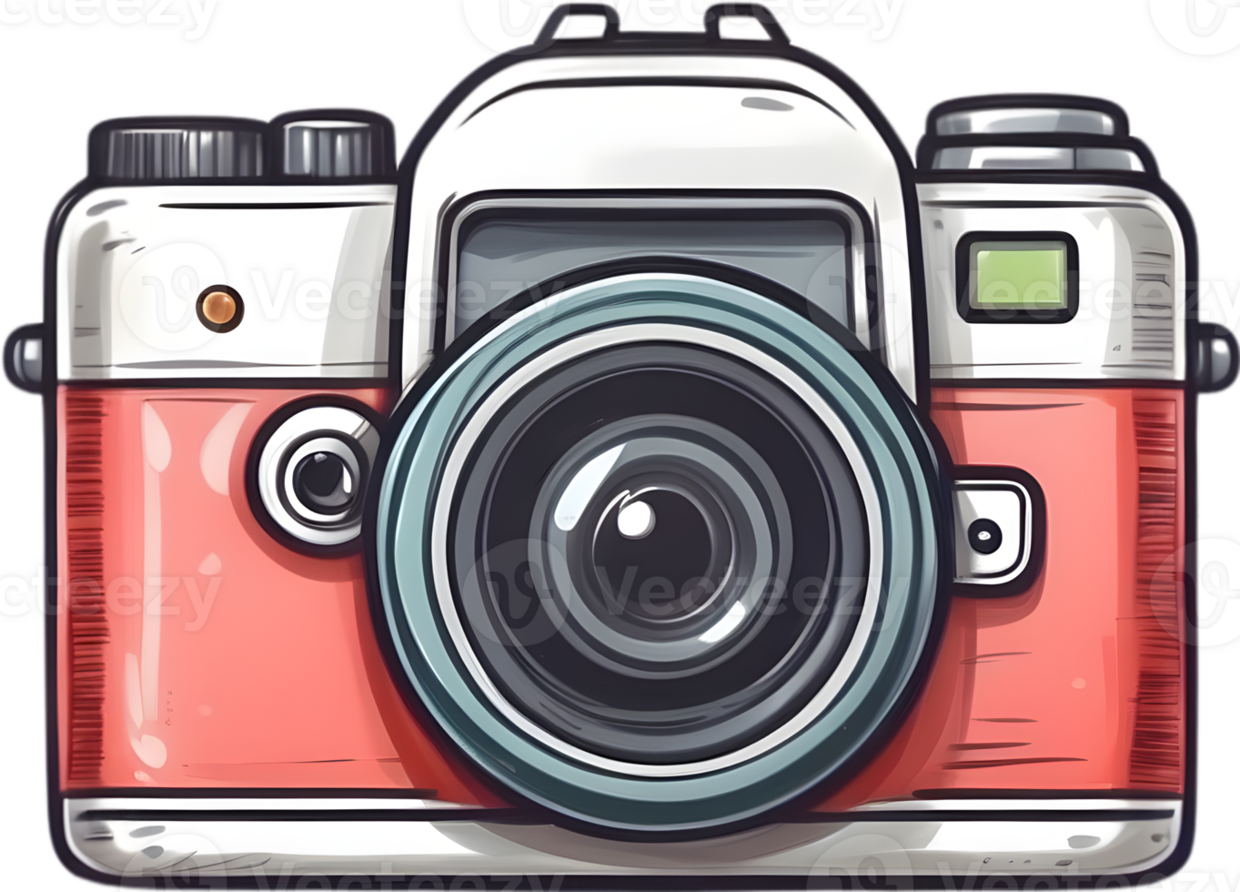 AI generated an camera icon cartoon png