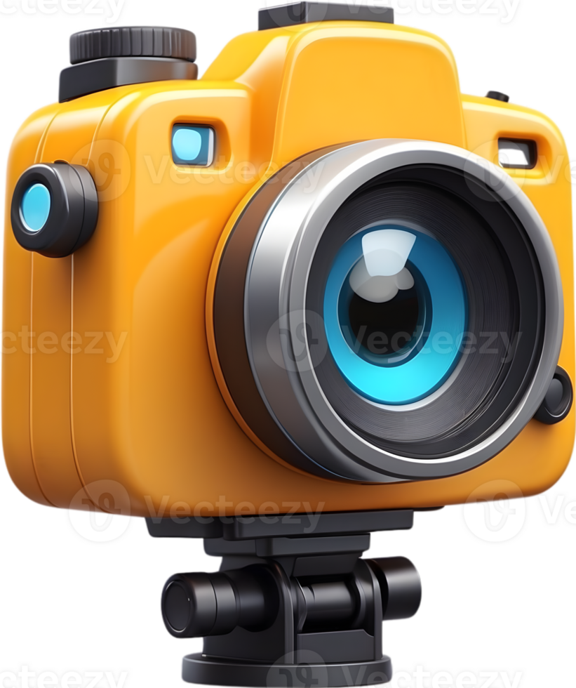 AI generated an camera icon cartoon png
