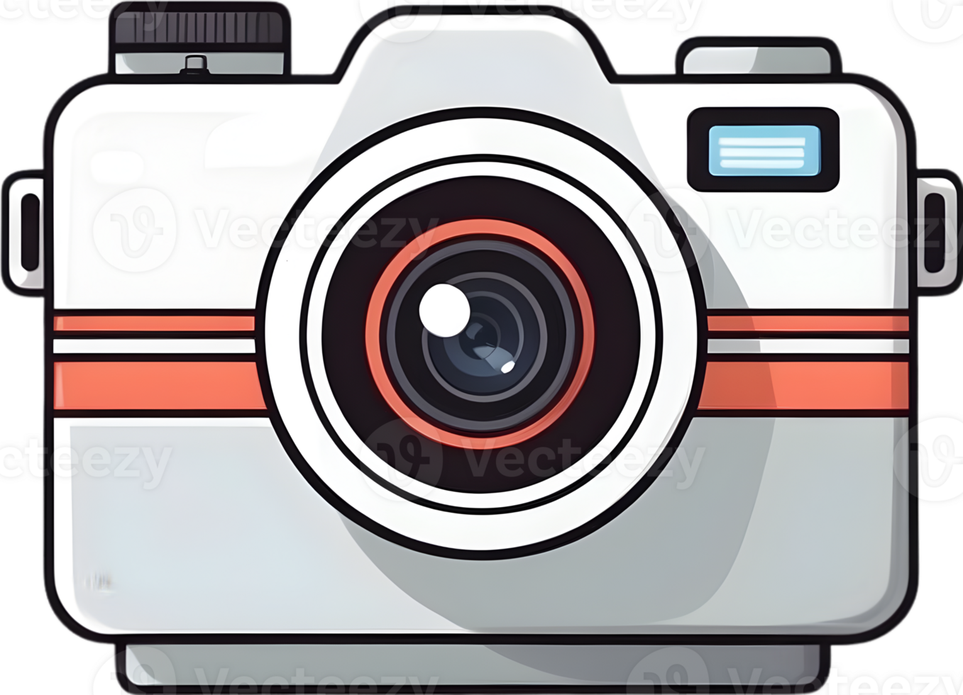 AI generated an camera icon cartoon png