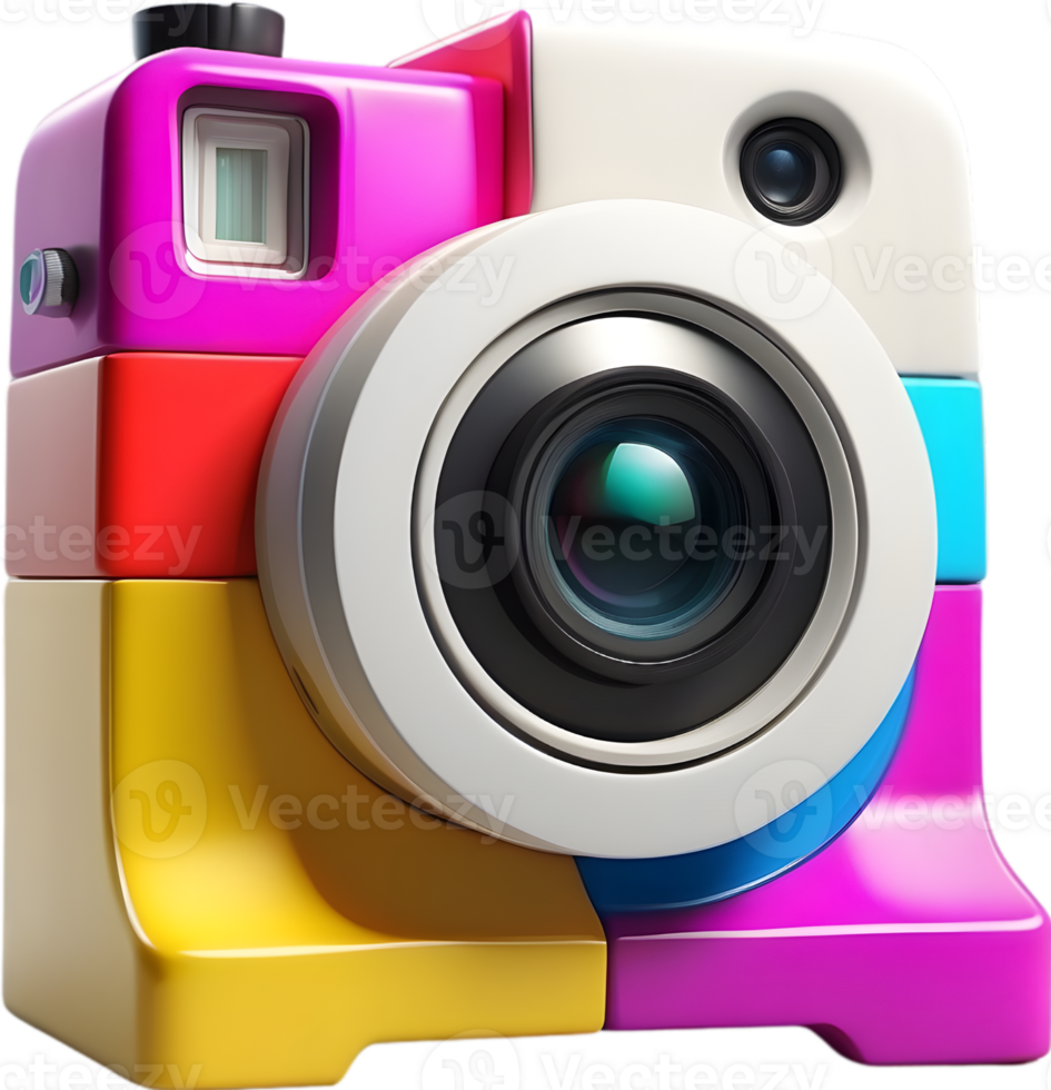 AI generated an camera icon cartoon png