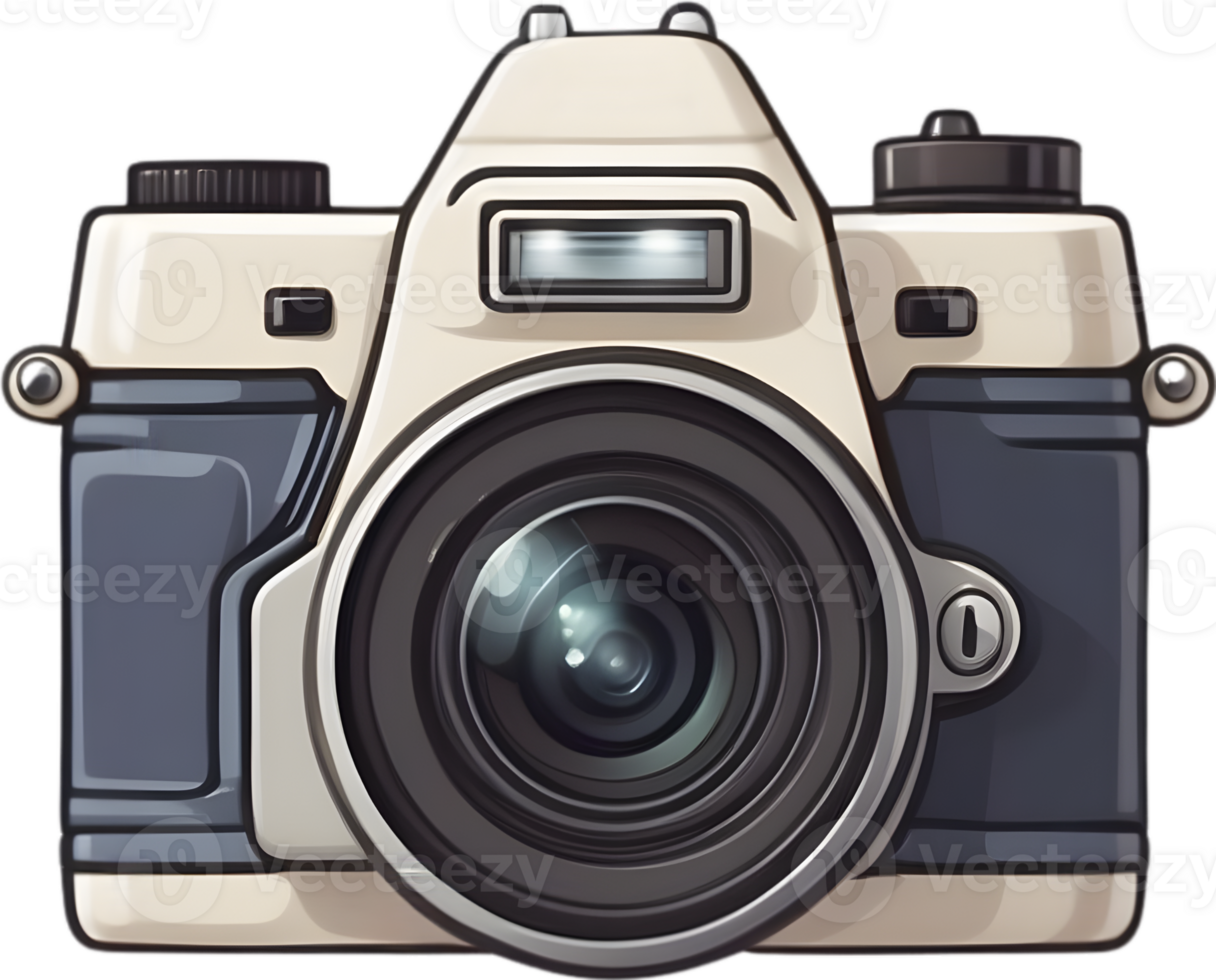 AI generated an camera icon cartoon png