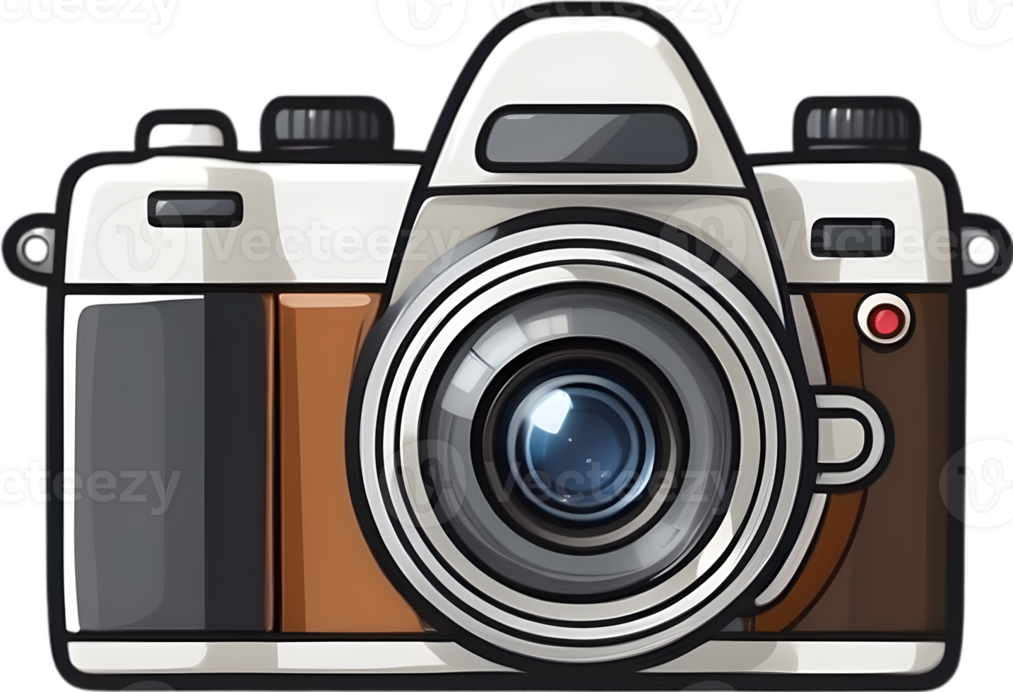 AI generated an camera icon cartoon png